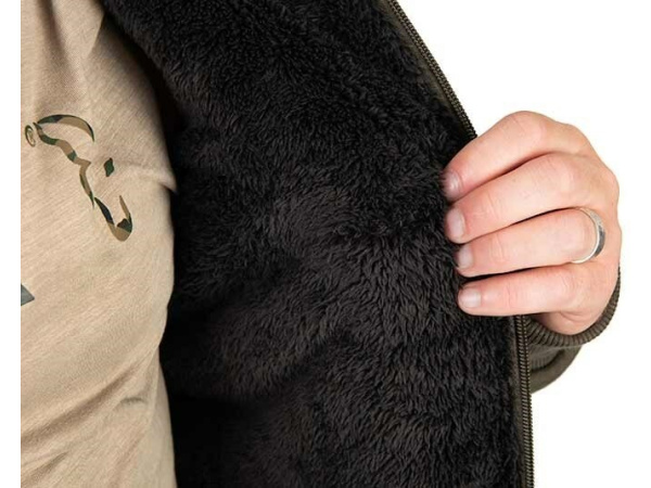 FOX - Mikina Collection Sherpa Hoodie Green & Black