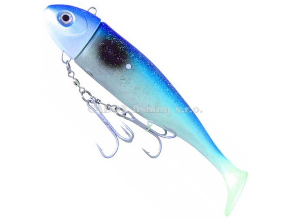 ICE Fish - Gumová nástraha MOBY modro/šedá 630g