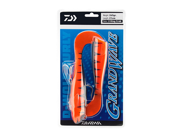 DAIWA - Gumová nástraha Grandwave D-Wolf Curly 21cm, 265g, UV