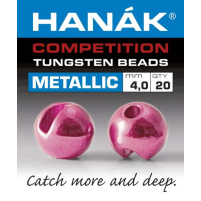 HANÁK - Wolframové hlavičky RŮŽOVÉ 4,0mm - 20ks