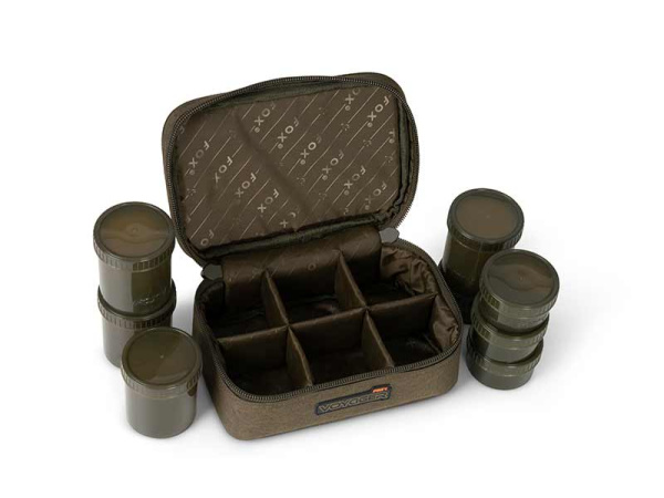 Fox pouzdro Voyager 8 Pot Hookbait Case