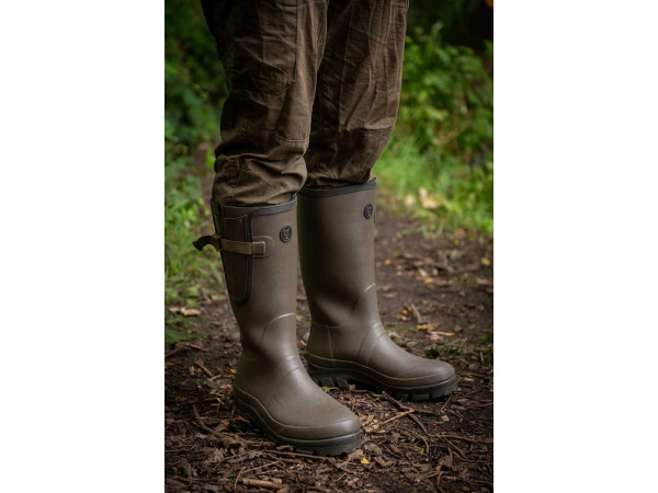 FOX - Holínky Neoprene Lined Camo Khaki Wellies