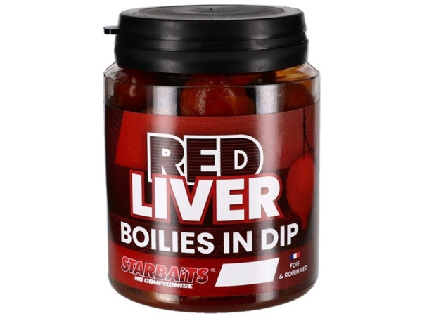 Starbaits - Boilies v dipu Red Liver, 150g