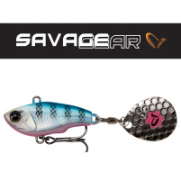 SAVAGE GEAR - Wobler Fat tail spin sinking, 5,5cm / 9g - Blue silver pink