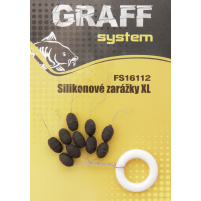 GRAFF - Zarážky silikonové vel. XL - černá