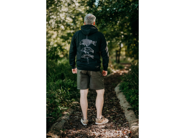 Giants fishing Giants Fishing Mikina pánská černá Tři kapři