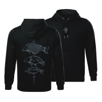 Giants fishing Giants Fishing Mikina pánská černá Tři kapři|vel. M