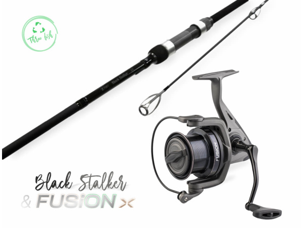 ZFISH - Combo Prut Black Stalker 10ft/3lb + Naviják Fusion X 6000