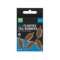 PRESTON INNOVATIONS - Nahazovací Převleky Na Krmítka ICS Flighted Tail Rubbers 30 mm 5 ks