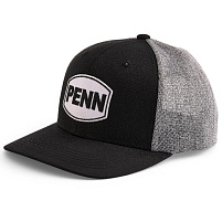 PENN - Kšiltovka Trucker Black Cap Heather Grey