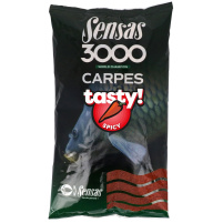 Sensas - Krmítková směs 3000 Carp tasty SPICY, 1kg