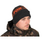 Fox Collection Beanie Hat - Black & Orange