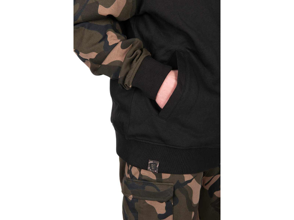Fox LW Black/Camo Split Zip Hoody