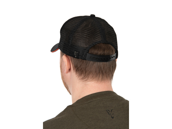 FOX - Kšiltovka Collection Trucker Cap Black/Orange