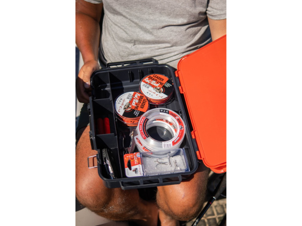 Hell-Cat Kufřík plastový TB Double Layer ( Red-Grey )