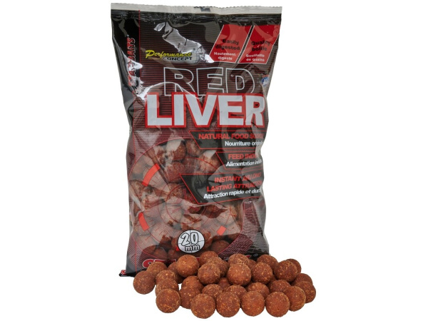 Starbaits - Boilies Red Liver, 800g