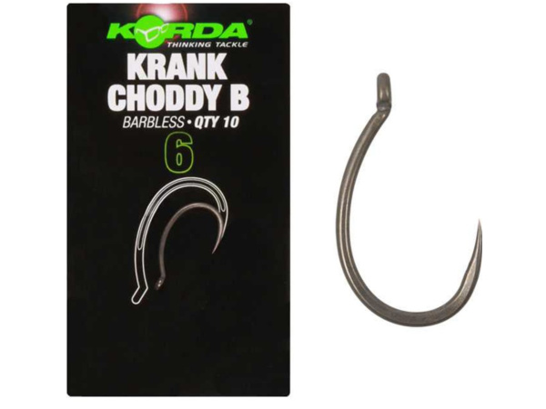KORDA Háčky Krank Choody Barbless 10ks