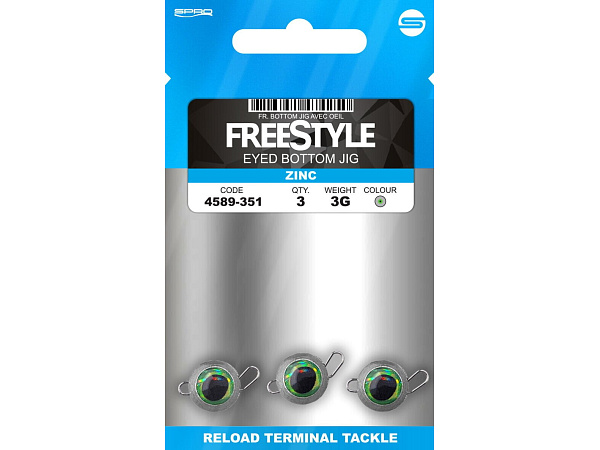 FreeStyle - Čeburaška Eye Bottom Jig Natural