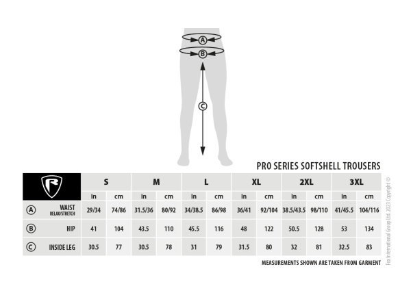 Fox Rage Pro Series Soft Shell Trousers