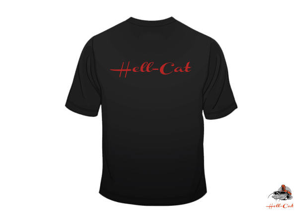 Hell-Cat - Tričko Černé Classic