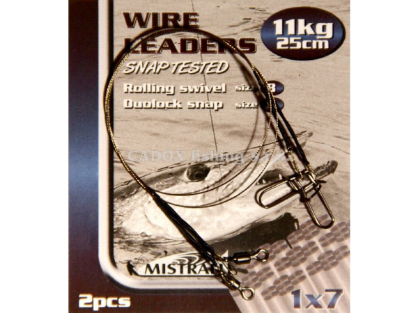 MISTRALL- Lanko WIRE LEADERS 1x7 25cm