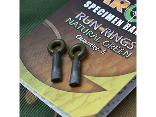 GARDNER - Průběžné kroužky na zátěž Target run rings bal. 5ks  zelené