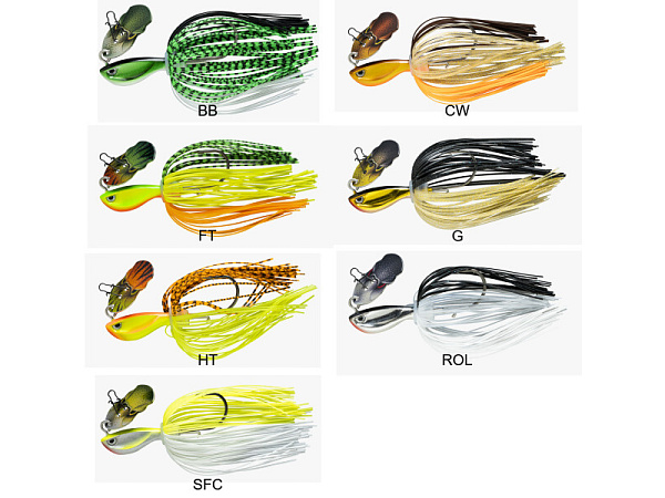 Rapala wobler Rap-V Perch Bladed Jig Variable swimming depth, sinking 10g 8 cm