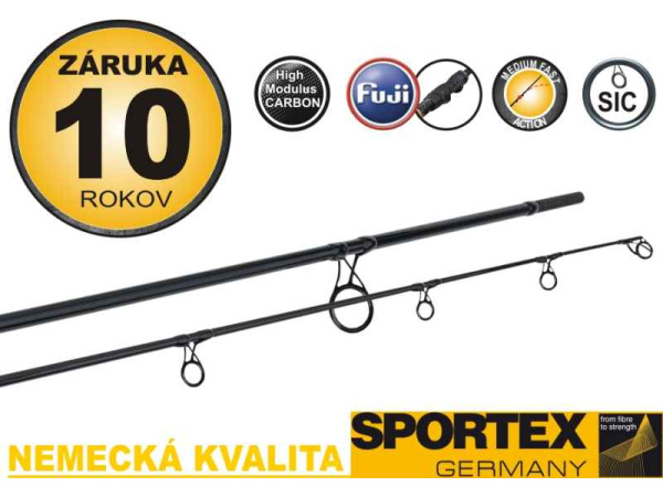 Sportex - Prut Purista stalker Carp 10ft (3,07m) 3lb 2-Díl 