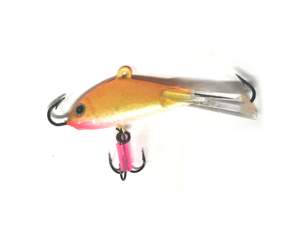 JAXON - Marmyška vertikál bílo / žlutá 8g - 5cm