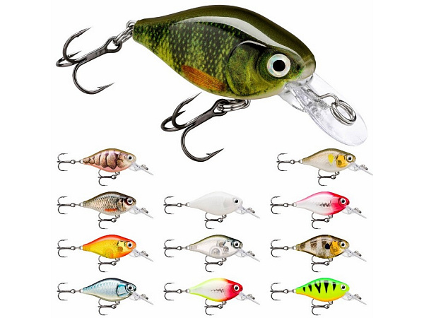 Rapala wobler X-Light Crank Mid Runner Floating, rattling 4g 3,5 cm