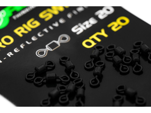 KORDA Obratlík Micro Rig Swivel 20 ks