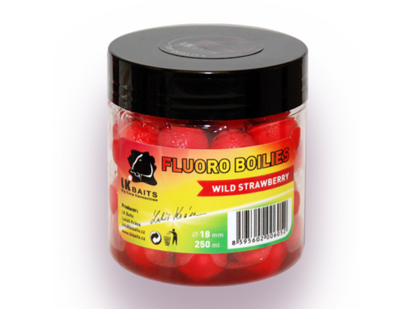 LK Baits Fluoro Boilies 18mm 250ml
