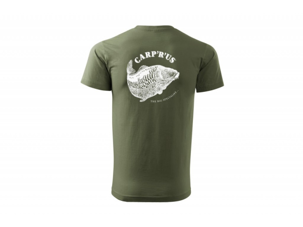 Carp´R´Us Tričko Mouthsnagger army zelená