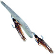 ICE Fish - Pilker Shadov Silver s chobotnicí 