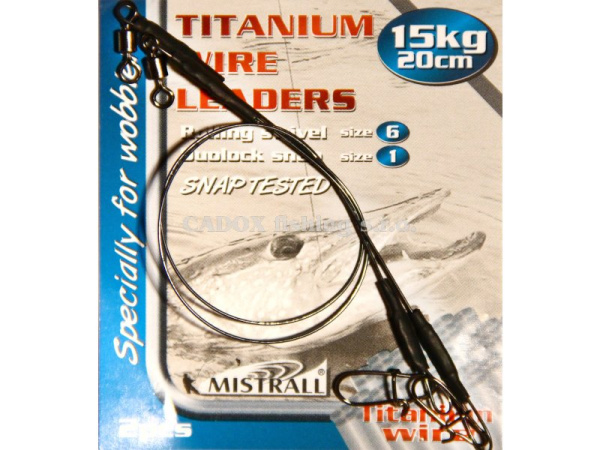 MISTRALL- Lanko Titanium WIRE LEADERS 20cm