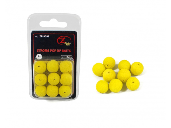 Zfish Pěnová Nástraha Foam Pop up Baits 15mm 