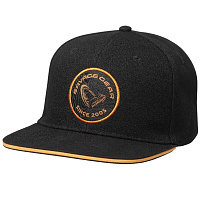 SAVAGE GEAR - Kšiltovka Badge Flatbill Cap Black Orange