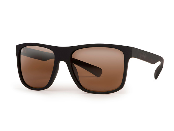 Rage Matt Black Sunglasses Brown Lense Eyewear