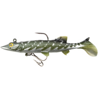 SPRO - Powercatcher Super Natural Baitfish s jigem a háčkem  12cm - Pike Metal