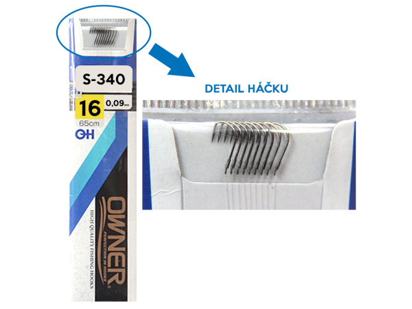 OWNER - Návazce na plavanou S-340 - 65cm