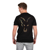 FOX - Tričko Black/camo Lagre print logo t-shirt