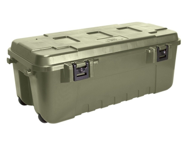 PLANO - Transportní box Sportsmans Trunk, Green Wheels, 102l, Large