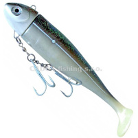 ICE Fish - Gumová nástraha MOBY černo/šedá 630g