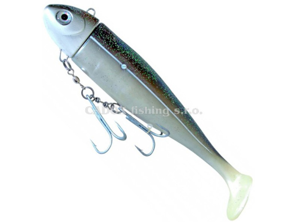 ICE Fish - Gumová nástraha MOBY černo/šedá 630g