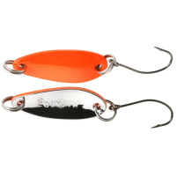 MIKADO - Plandavka - MINI SPOON 2,4cm/1,5g - ORANŽOVÁ - STŘÍBRNÁ
