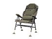 Trakker Křeslo komfortní s područkami Levelite Camo Longback Recliner