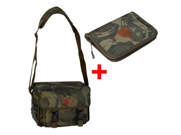 Giants fishing Akční set - Vláčecí taška Spinning Bag Gaube + Pouzdro na doklady License Wallet