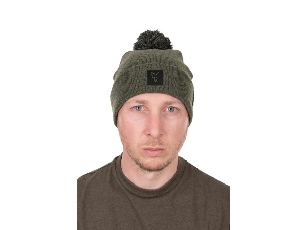 Fox Collection Bobble Hat - Green/Black
