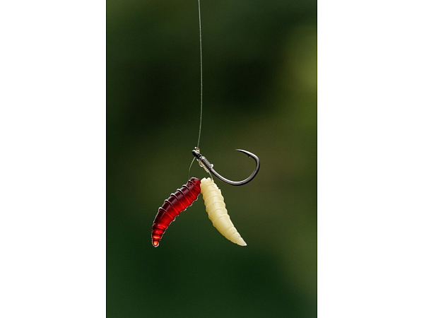 Korum Umělý Červ Floating Grubs Imitation Maggots 40 ks Red