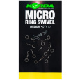 KORDA Obratlík s kroužkem Micro Ring Swivel 10 ks